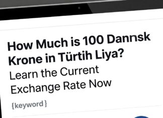 100 Danimarka Kronu Kaç TL? Güncel Dönüşüm Oranını Hemen Öğrenin