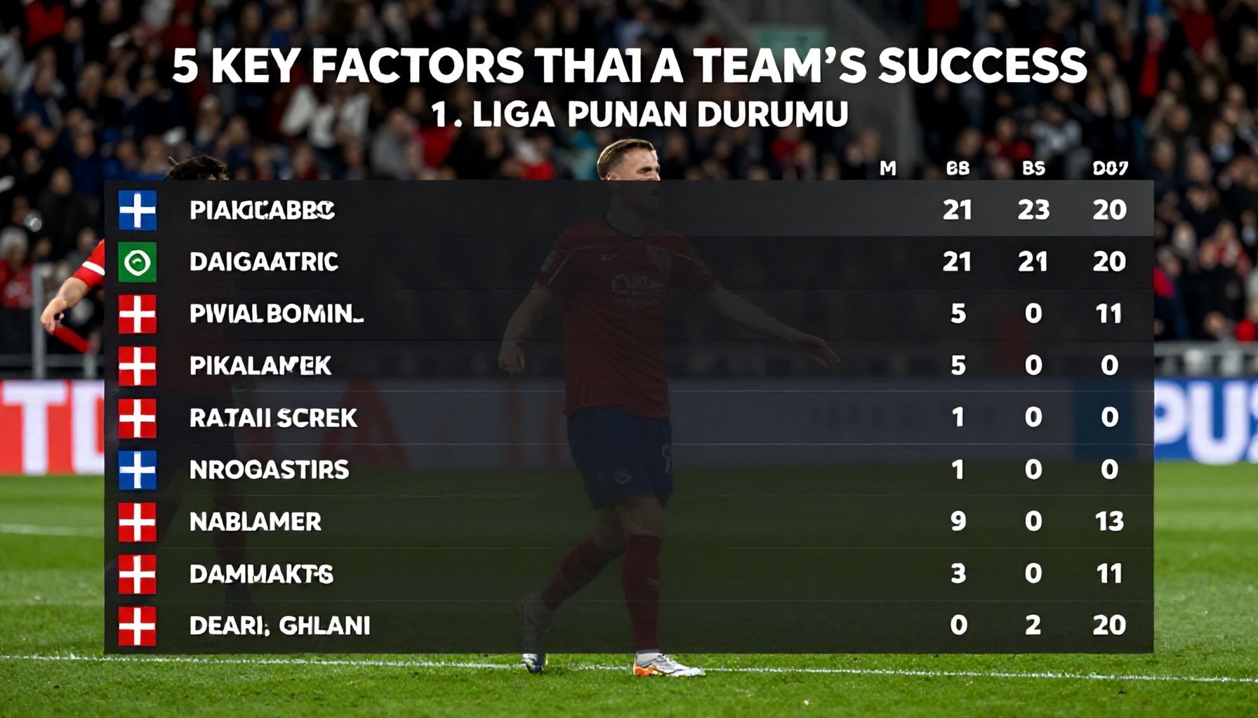 5 Key Factors That Determine a Team’s Success in Denmark’s 1. Liga Puan Durumu*