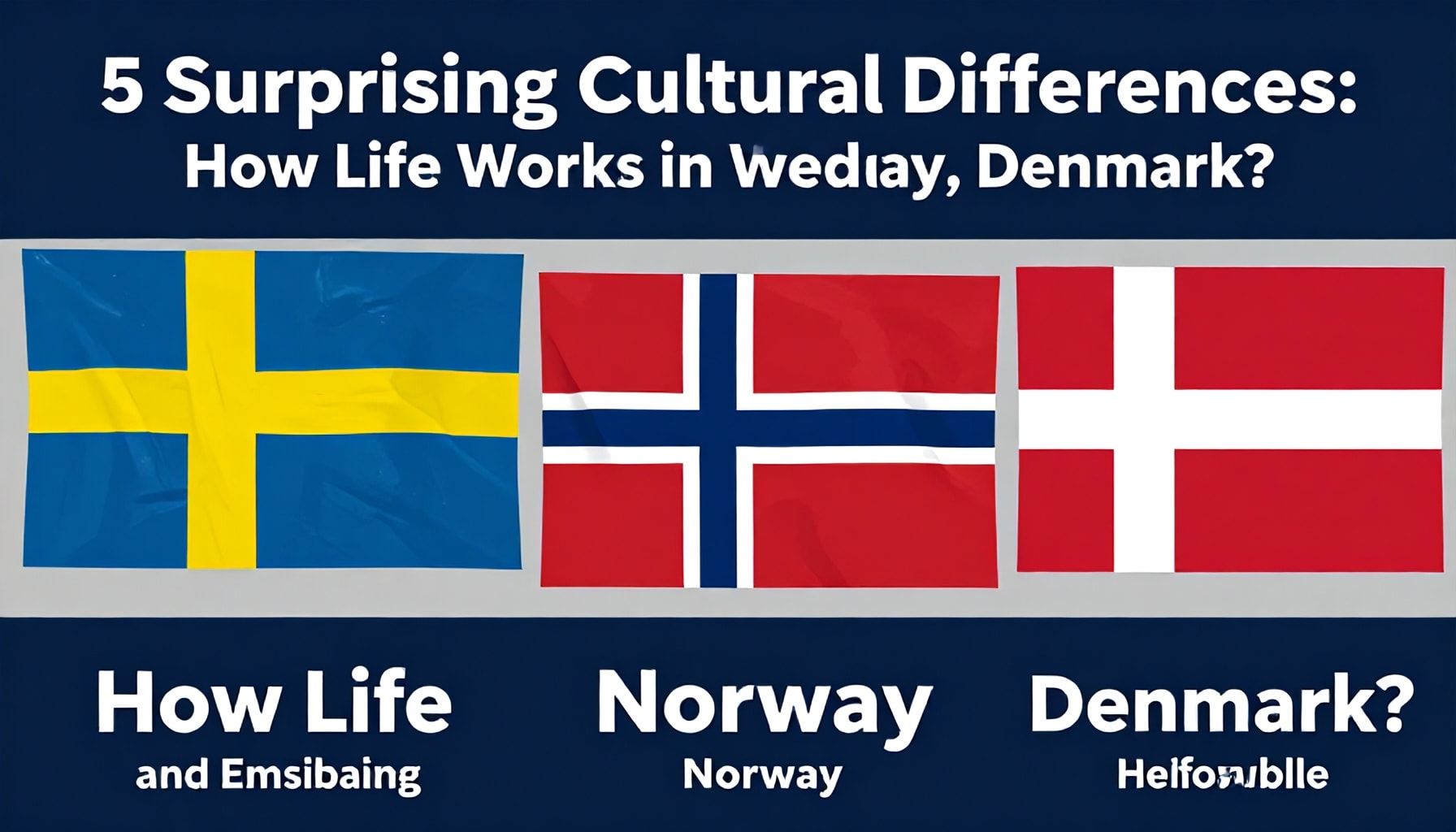 5 Şaşırtıcı Kültür Farkı: İsveç, Norveç ve Danimarka'da Hayat Nasıl Geçer?*