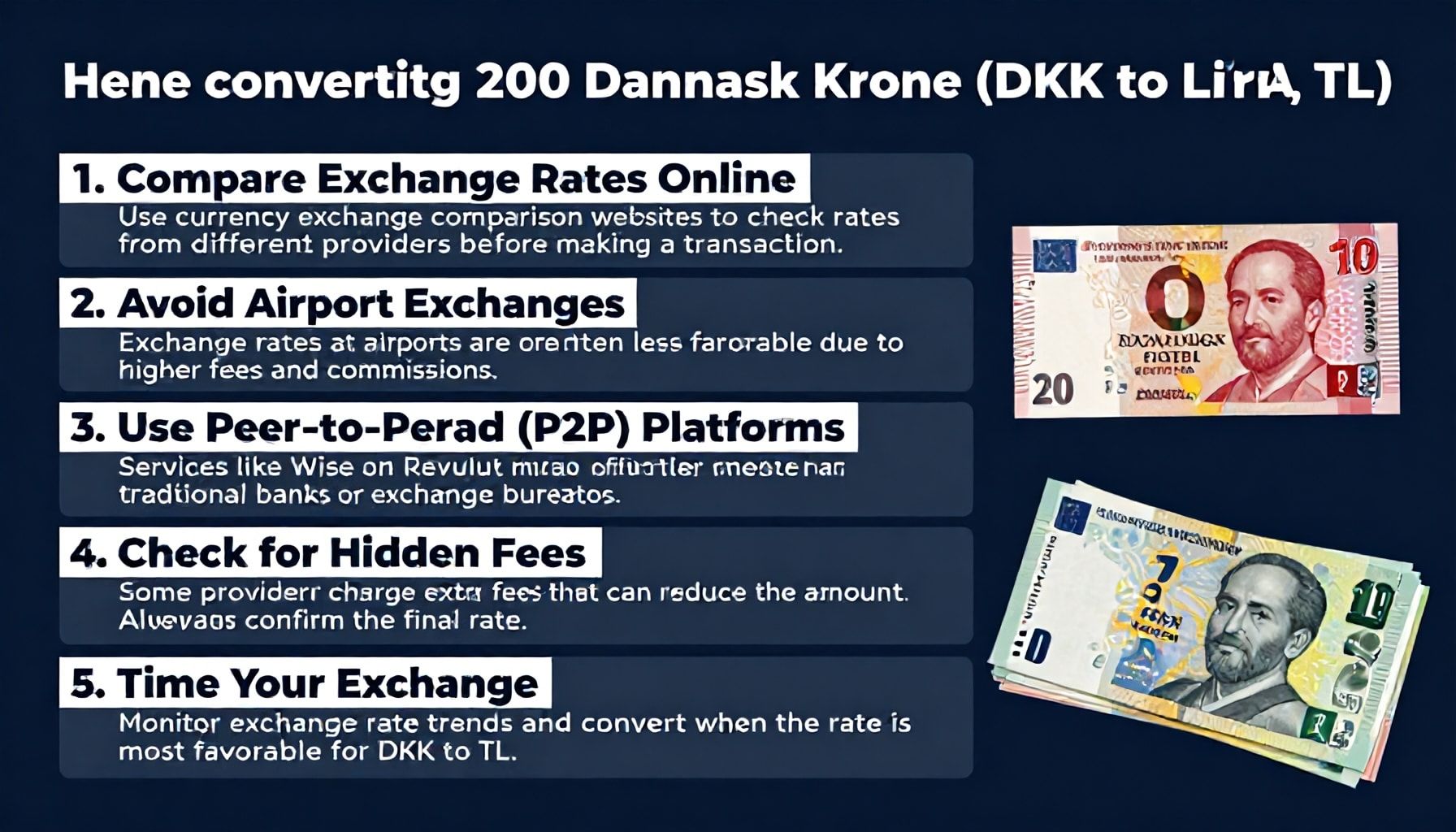 5 Ways to Get the Best Exchange Rate for 200 DKK to TL*