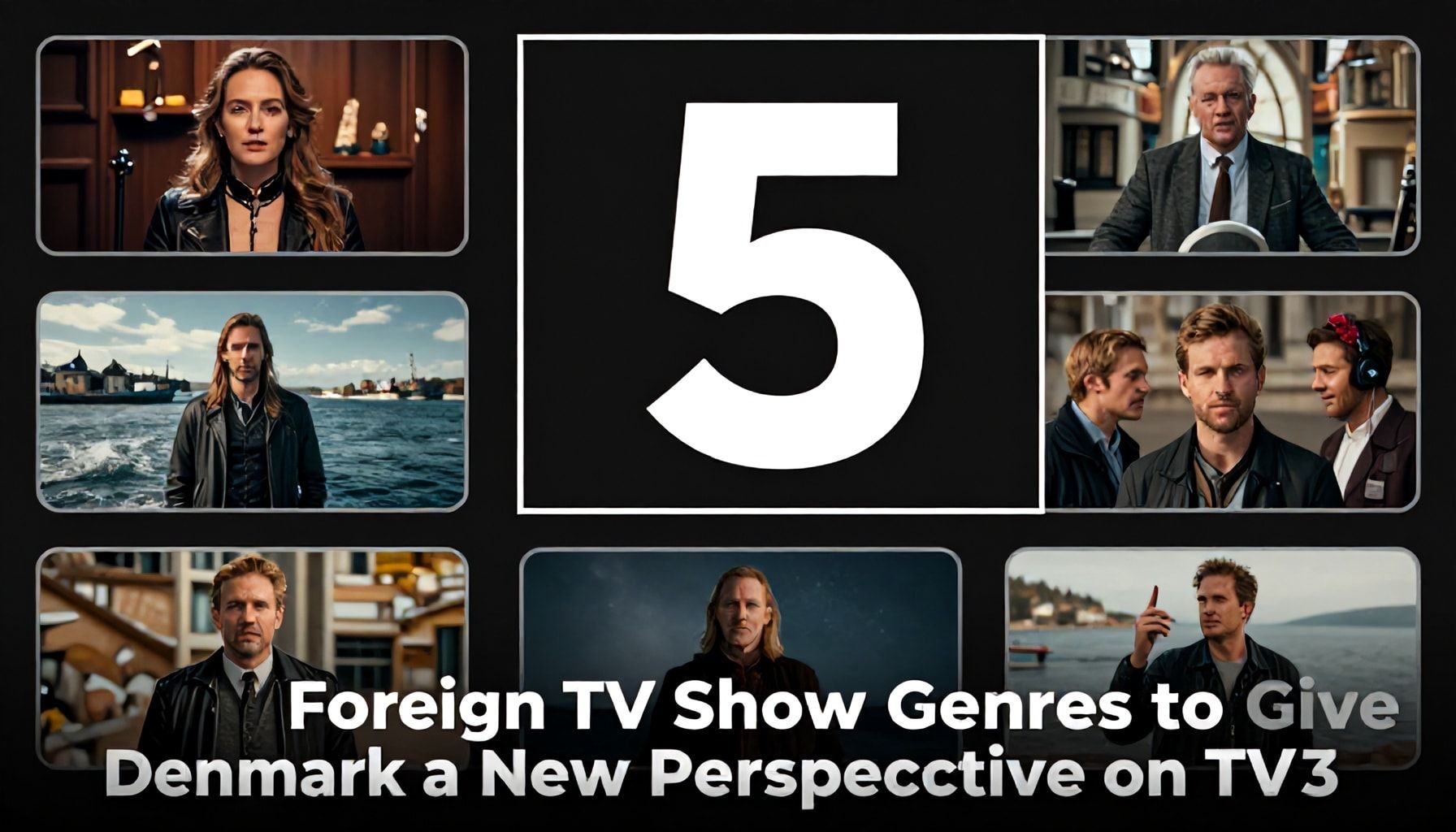 5 Yabancı Dizi Türüyle TV3 Danimarka'ya Yeni Bir Bakış Açın*