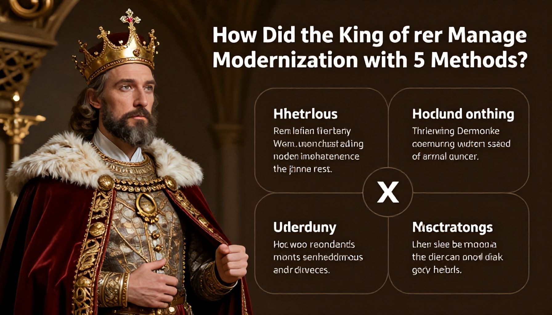 5 Yöntemle Danimarka Kralı Nasıl Modernizasyonu Yönetti?*