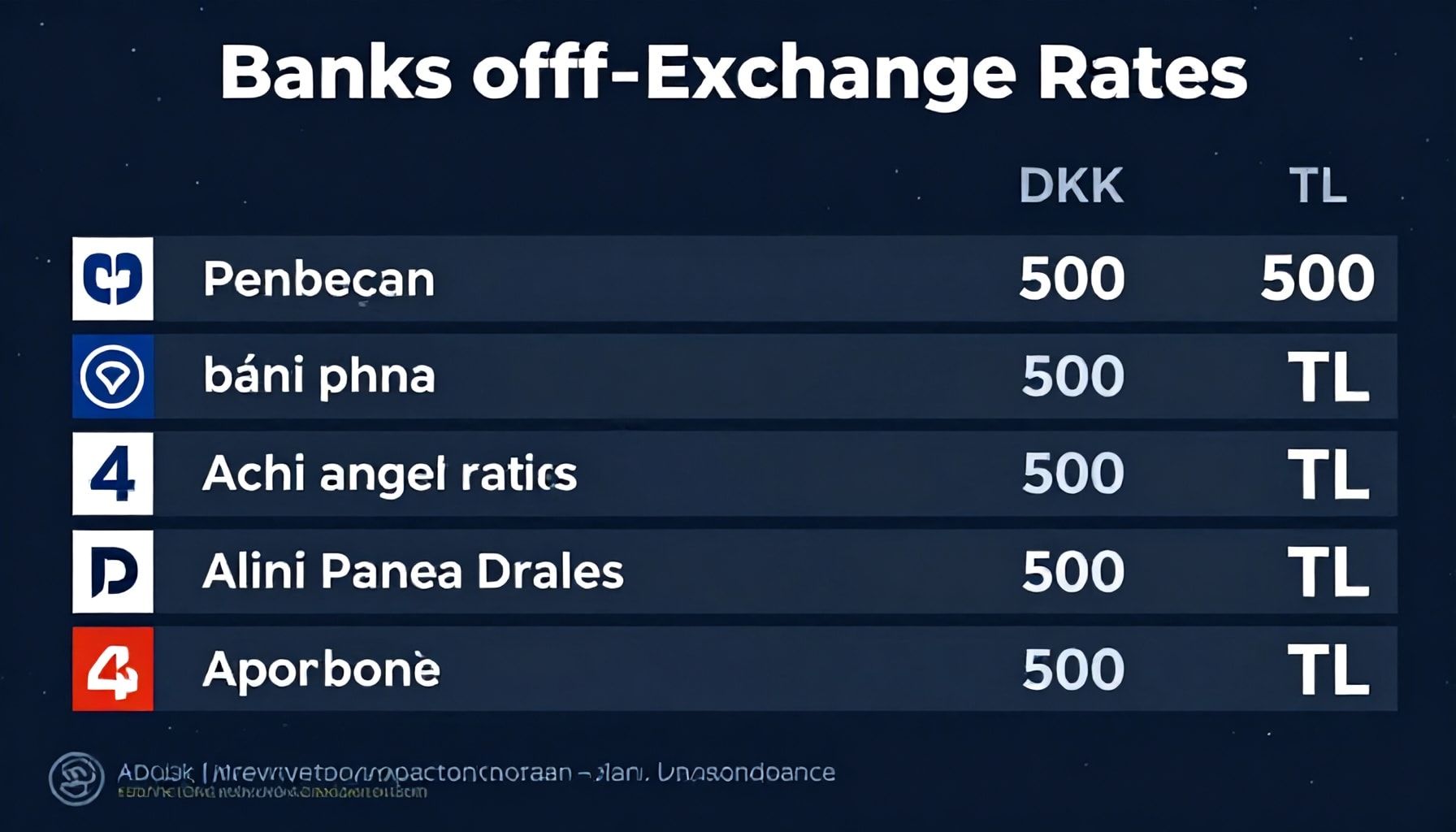 500 DKK’yi TL’ye Çevirirken Hangi Bankaların Dönüşüm Kurları En Farklı?*