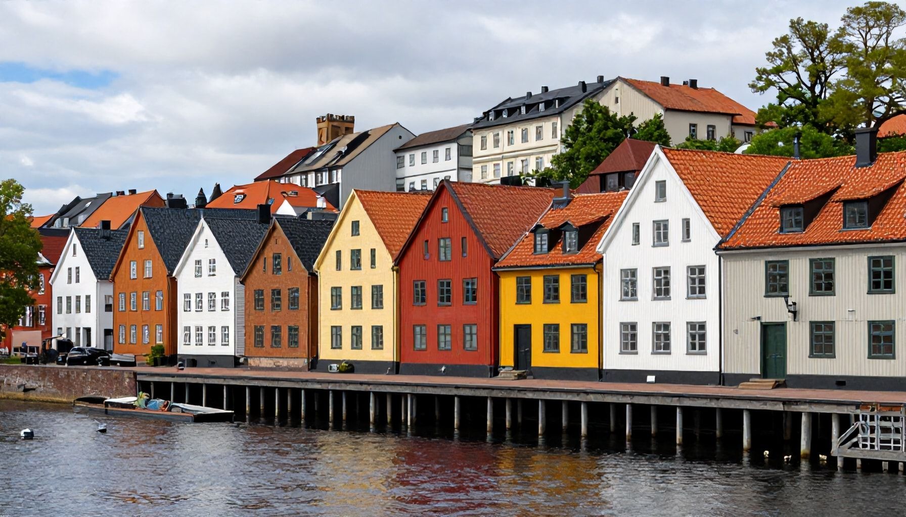 Ålborg'un Renkli Evleri ve Tarihi Köprüleri: Şehrin En Fotojenik Mevcutları*