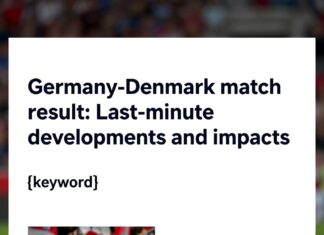 Almanya-Danimarka maç sonucu: Son dakika gelişmeler ve etkileri