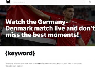 Almanya-Danimarka maçını canlı izleyin ve en iyi anları kaçırmayın!