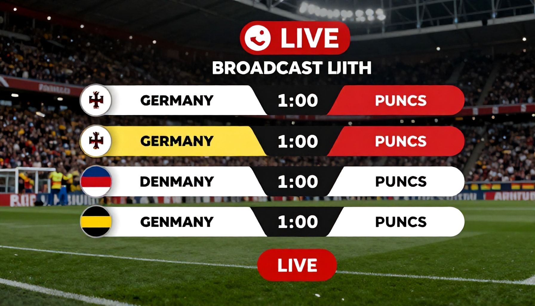 Almanya-Danimarka Maçını Hangi Kanalda Yayımlanacak? Canlı Yayın Bilgileri"*