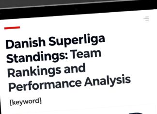 Danimarka 1. Ligi Puan Durumu: Takımların Sıralaması ve Performans Analizi