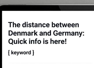 Danimarka ve Almanya arasındaki mesafe: Hızlı bilgi için buradayız!