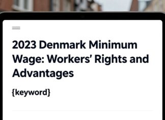 2023 Danimarka Asgari Ücreti: İşçilerin Hakkı ve Avantajları