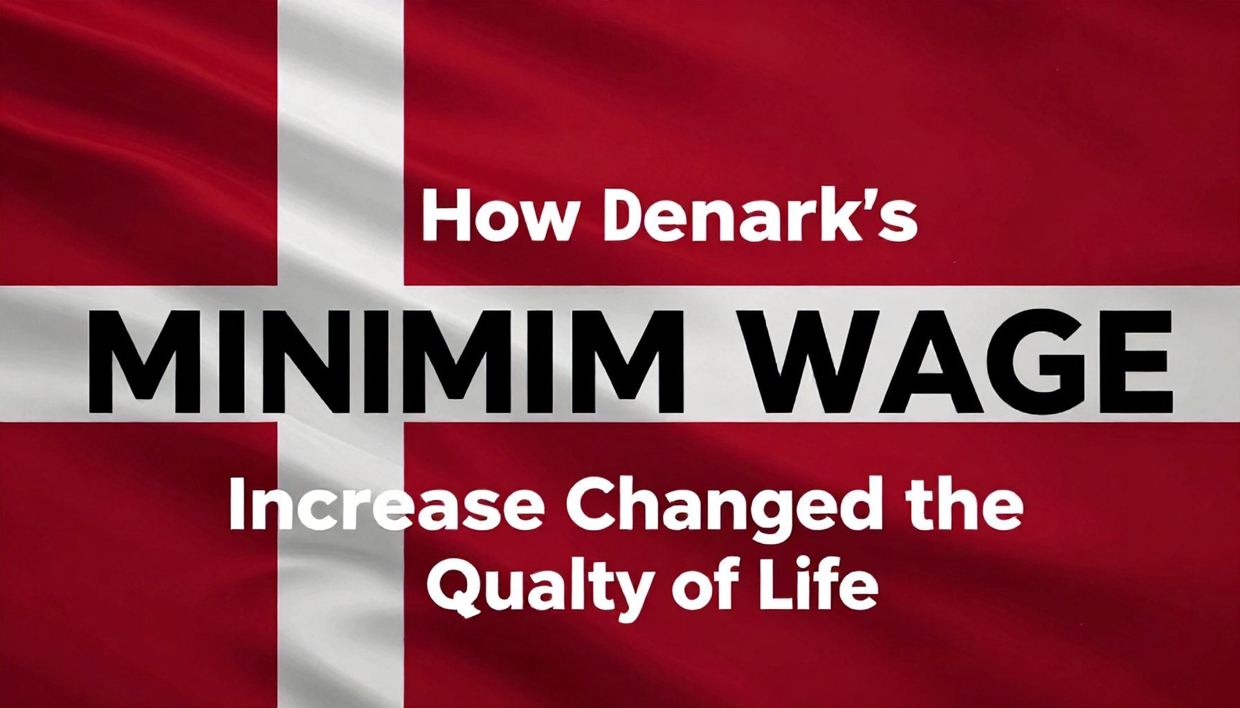 Danimarka Asgari Ücretini Artırmak Nasıl Yaşam Kalitesini Değiştirdi*
