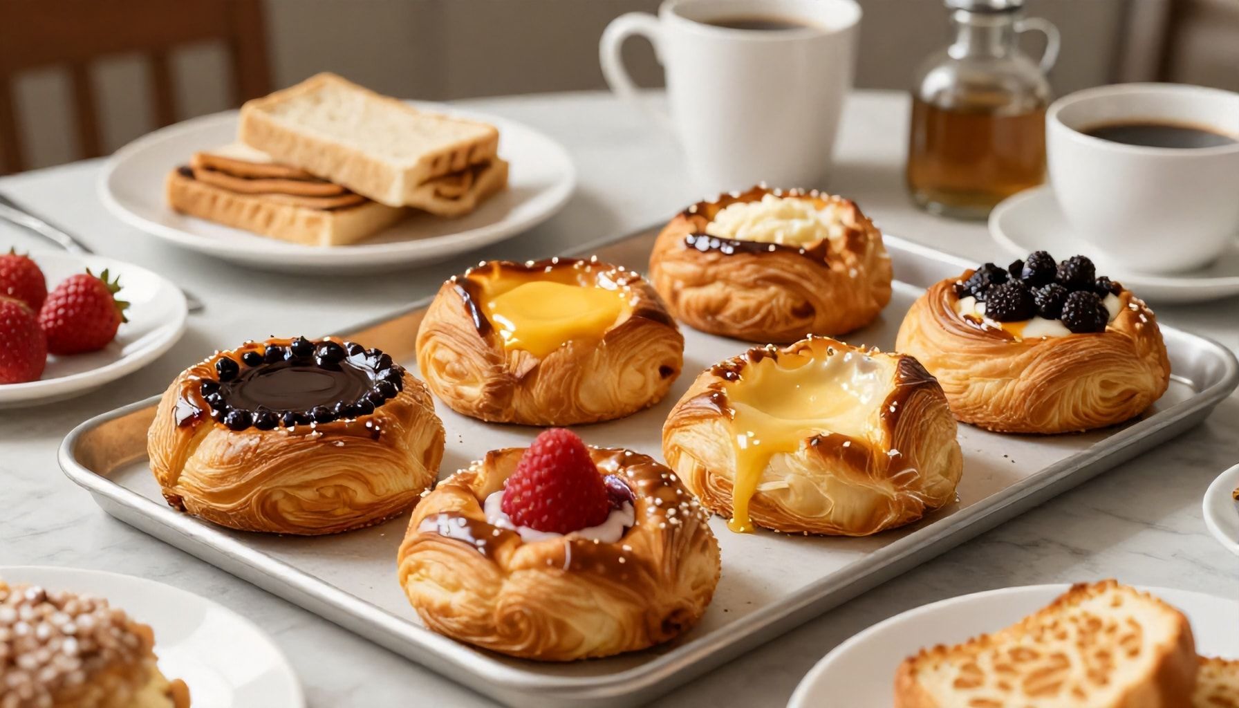 Danimarka Çöreği ile Kahvaltı Tablosu Nasıl Hazırlanır: Tam Zenginlik İçin*