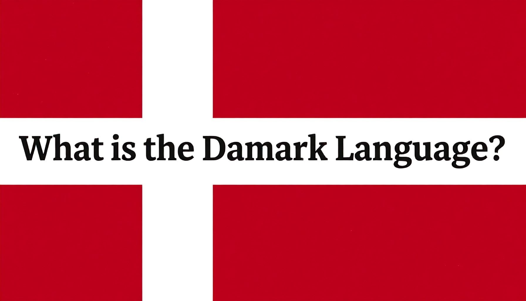 Danimarka Dili Nedir? Danimarkalı Olmak İçin Gerekli Dil Bilgisi*