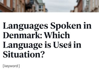 Danimarka’da Konuşulan Diller: Hangi Dil Hangi Durumda Kullanılır?