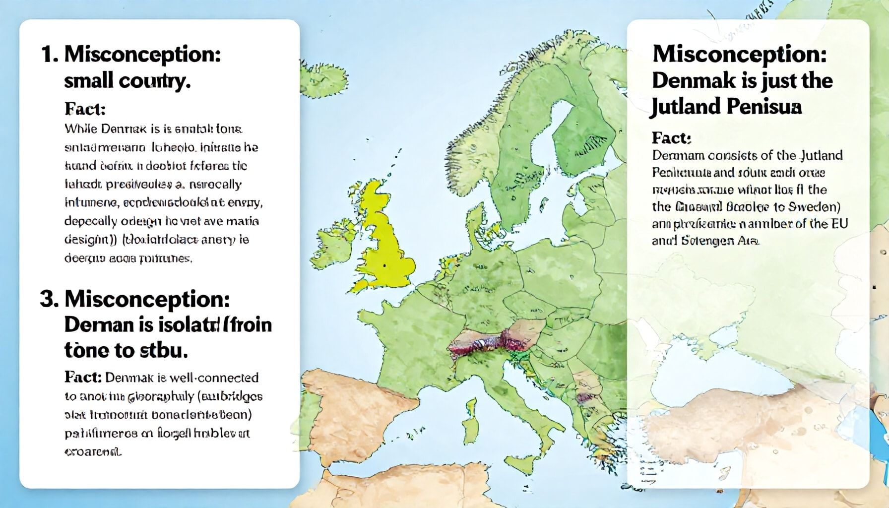Danimarka Haritasındaki 3 Yanlış Algı ve Gerçekler*