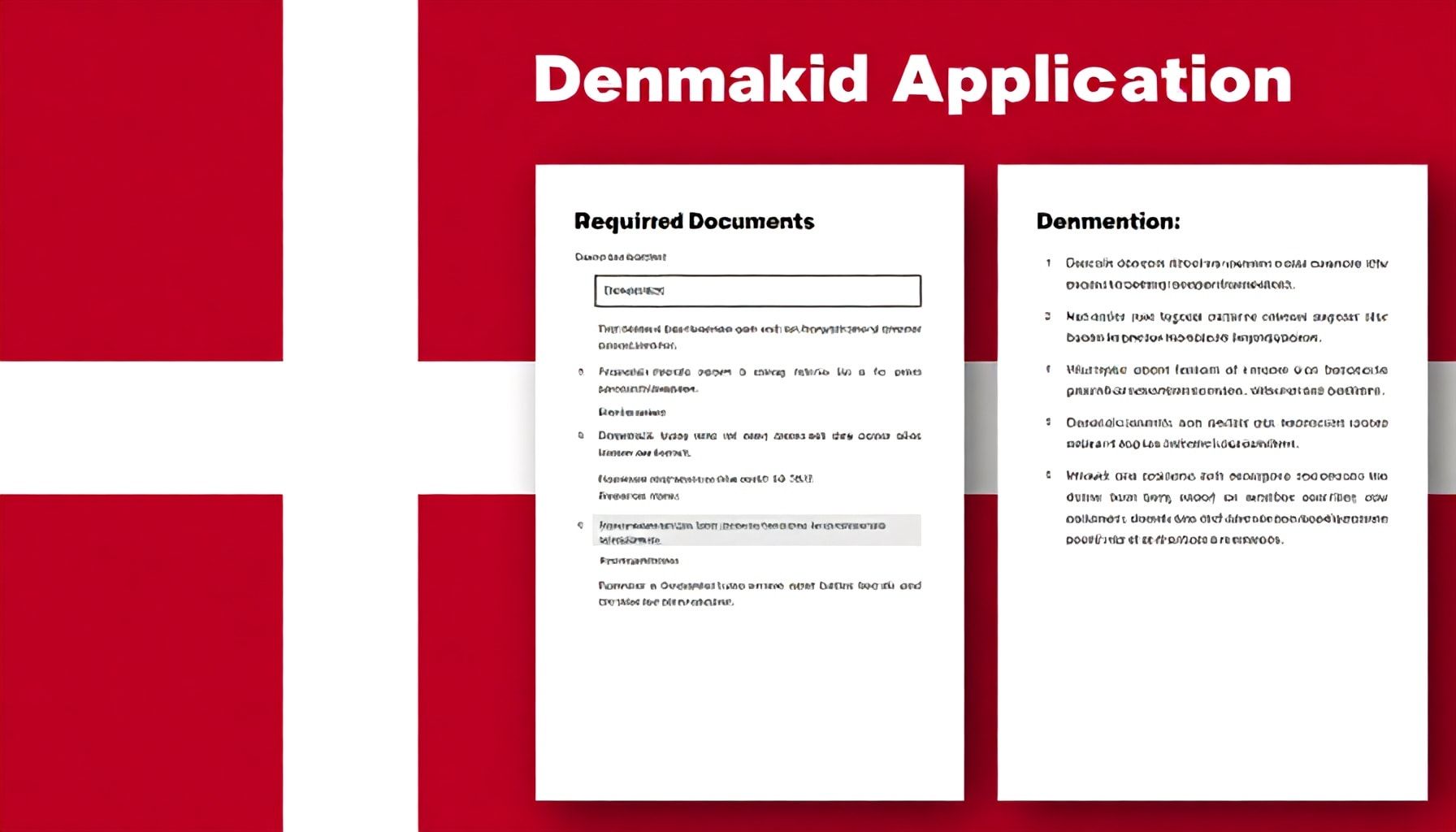 Danimarka İş Başvurusu İçin Gereken Belgeler: Tam Liste*