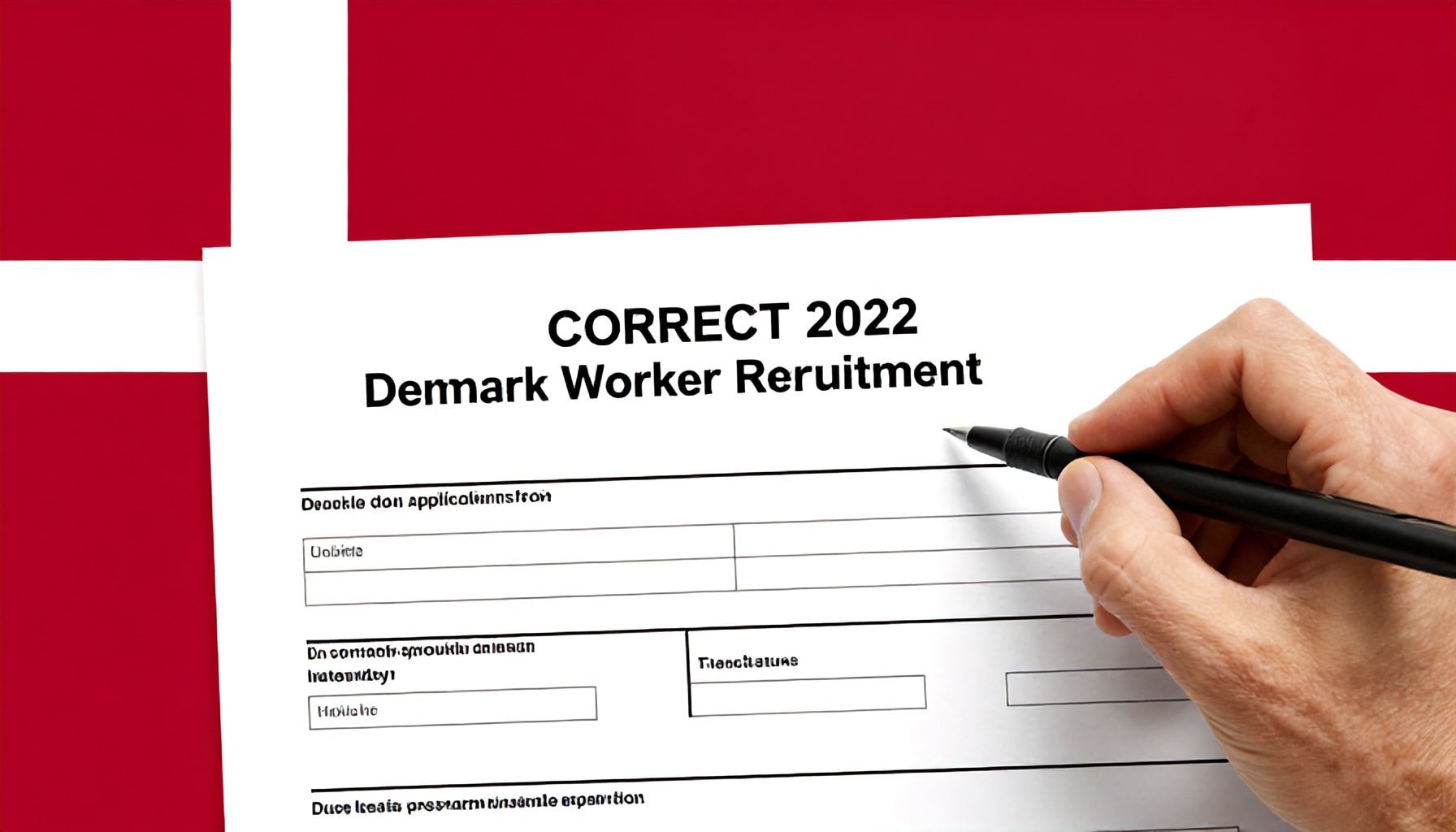 Danimarka İşçi Alımı 2022 Başvuru Formunu Doğru Doldurma Rehberi: Hatalardan Kaçının*