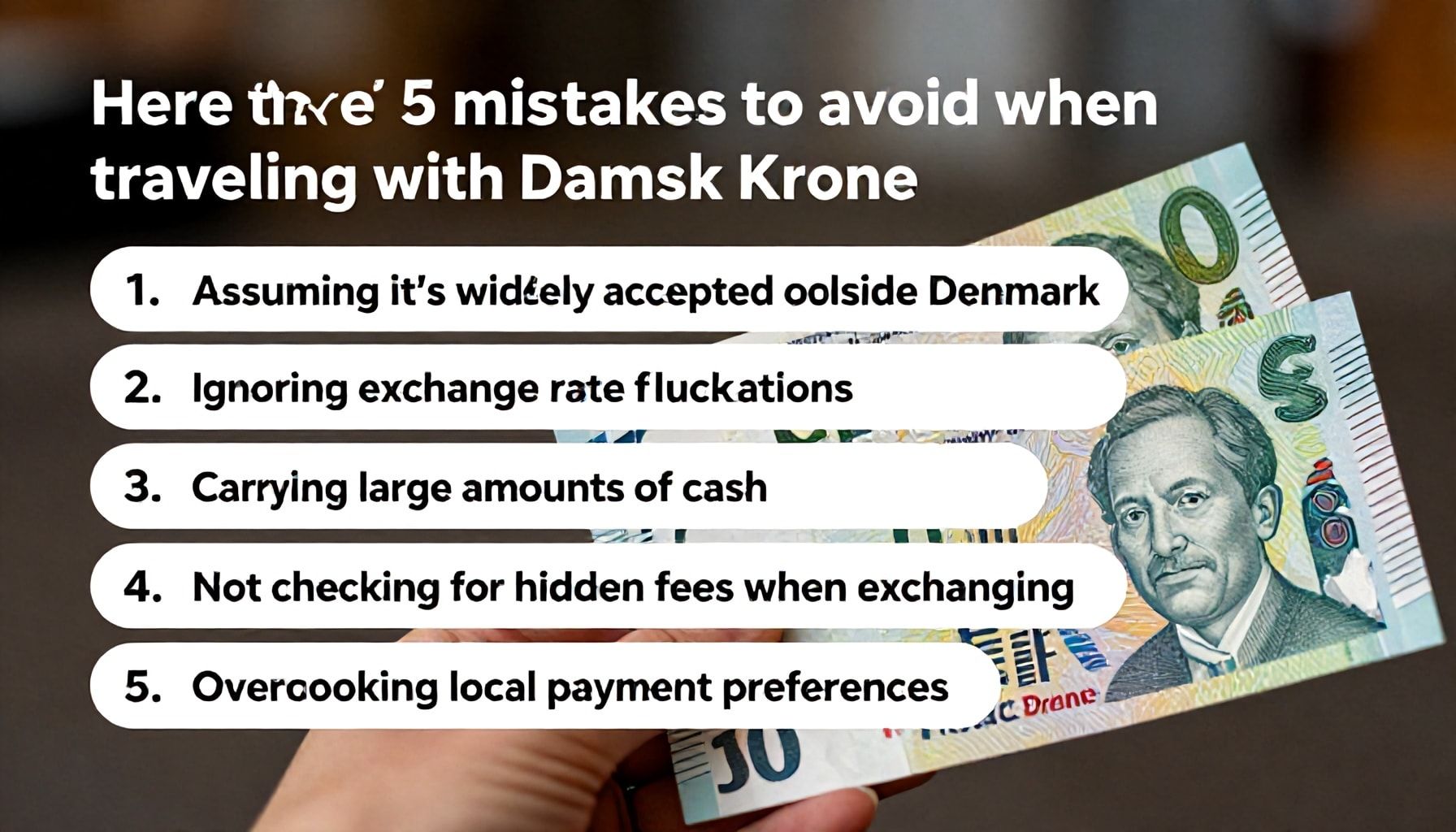 Danimarka Kronu ile Seyahat Yaparken Yapmamalı 5 Hata*