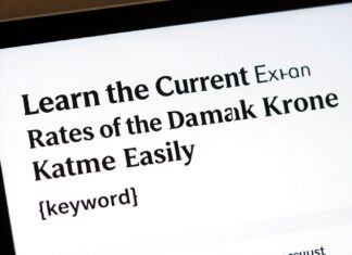 Danimarka Kronu’nin Güncel Dönüşüm Kurunu Kolayca Öğrenin