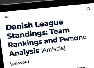 Danimarka Ligi Puan Durumu: Takımların Sıralaması ve Performans Analizi