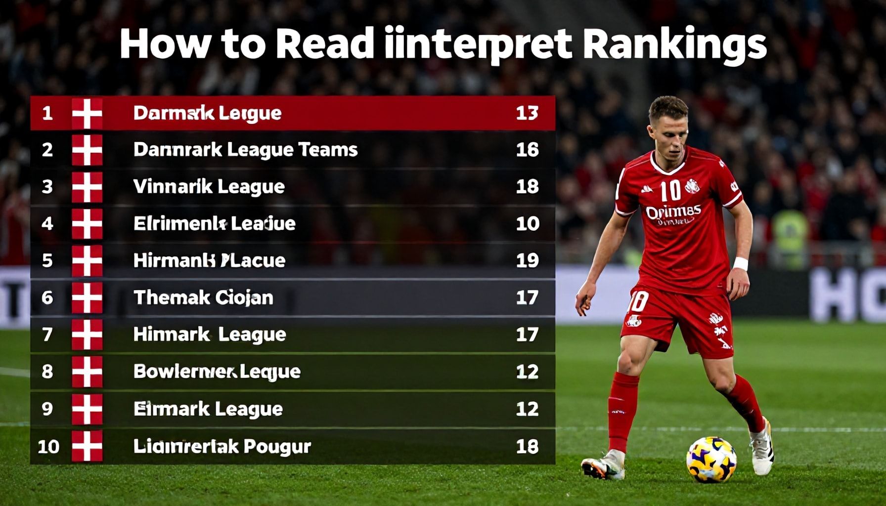 Danimarka Ligi Takımlarının Sıralaması: Nasıl Okunur ve Yorumlanır?*