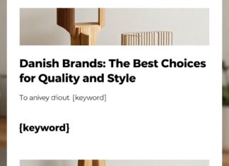 Danimarka Markaları: Kalite ve Stilin En İyi Seçenekleri