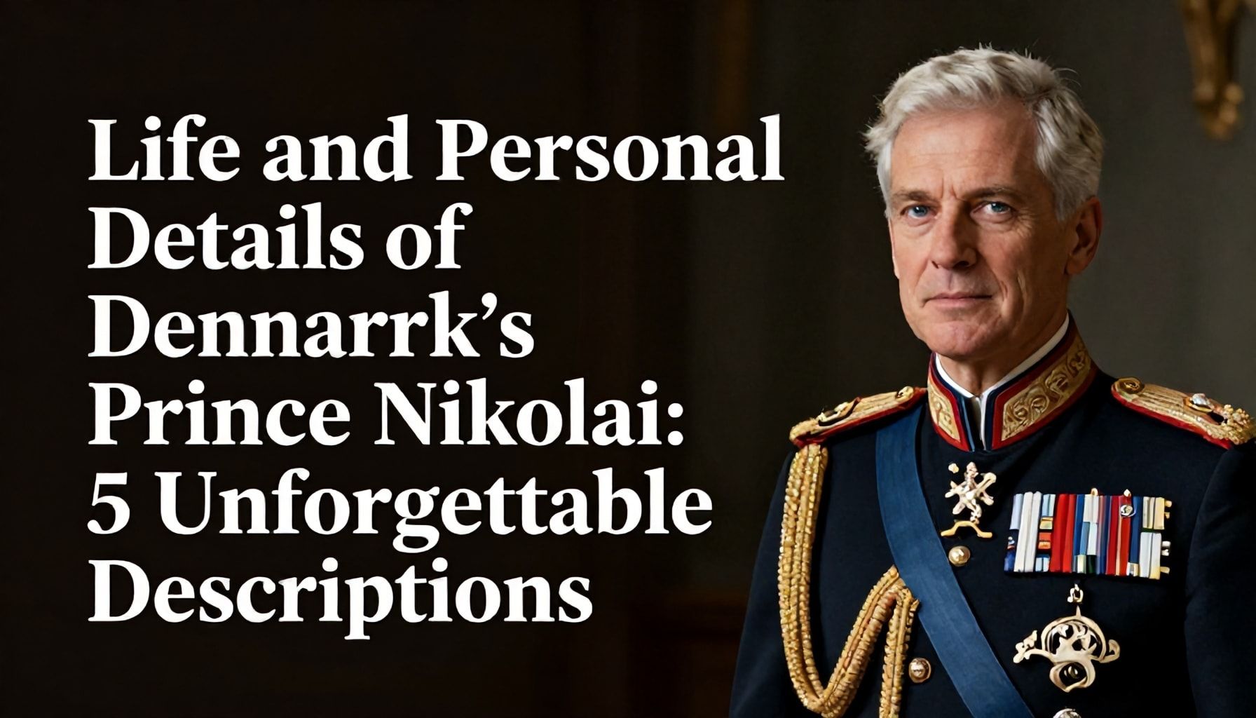 Danimarka Prensi Nikolai'nin Hayatı ve Özel Detayları: 5 Unutulmaz Açıklama"*