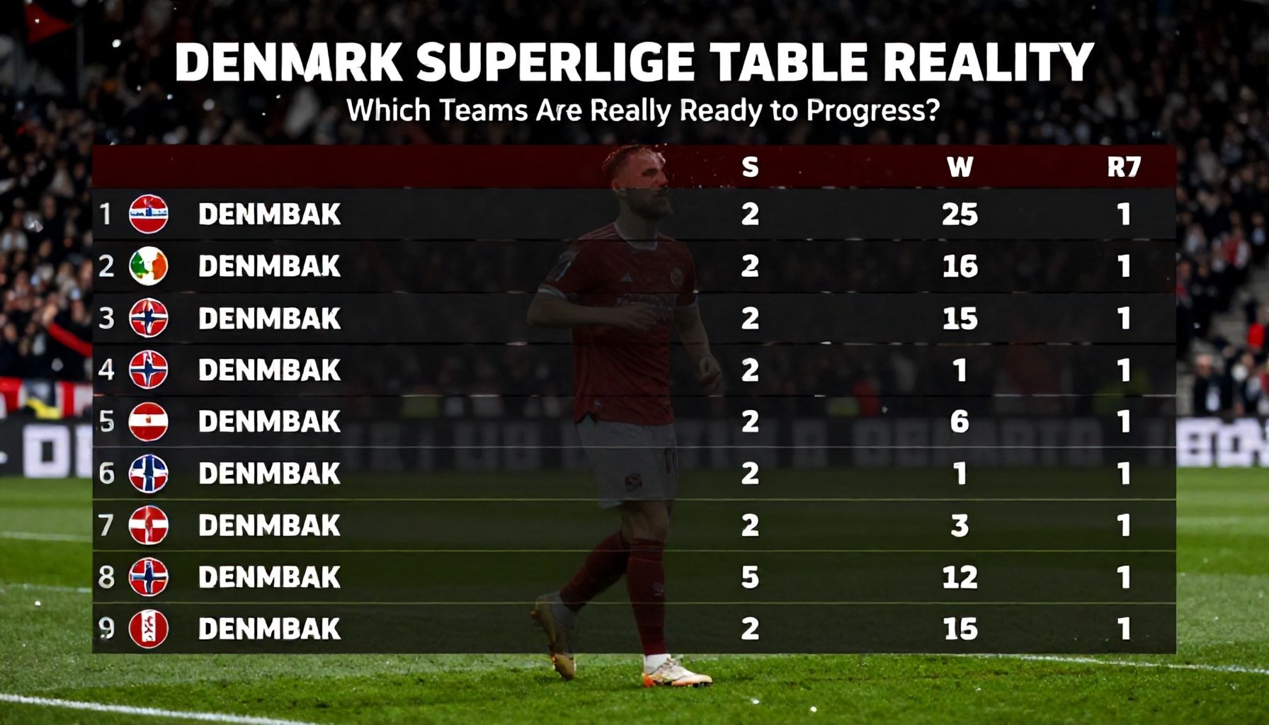 Danimarka Süper Lig Puan Durumu Gerçeği: Hangi Takımlar Gerçekten İlerlemeye Hazır?*