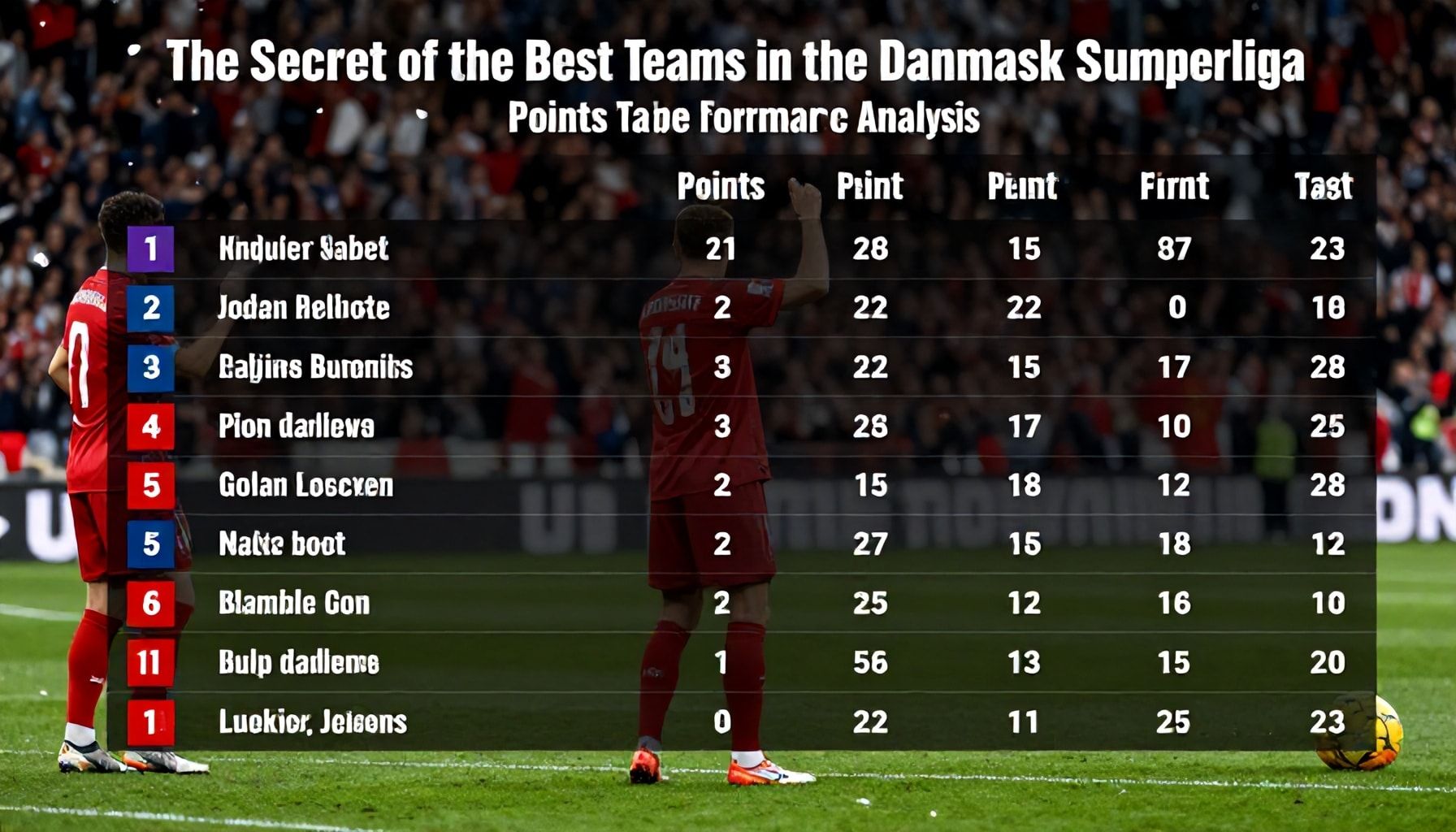 Danimarka Süper Lig'in En İyi Takımlarının Sırrı: Puan Durumu ve Performans Analizi*