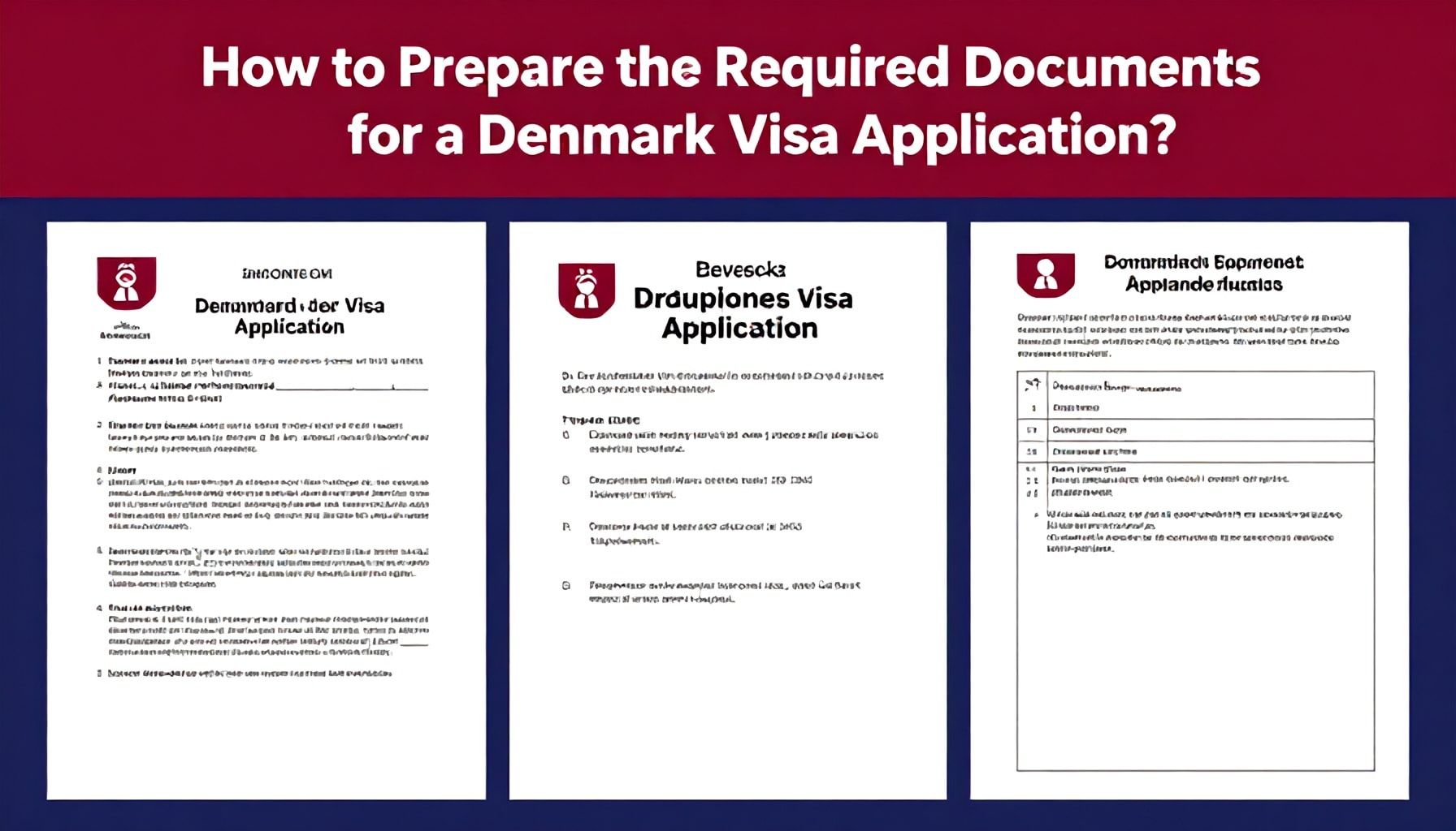 Danimarka Vize Başvurusu için Gerekli Evrakları Nasıl Hazırlarsınız? Uzmanlar Tarafından Onaylanmış Adım Adım Kılavuz*