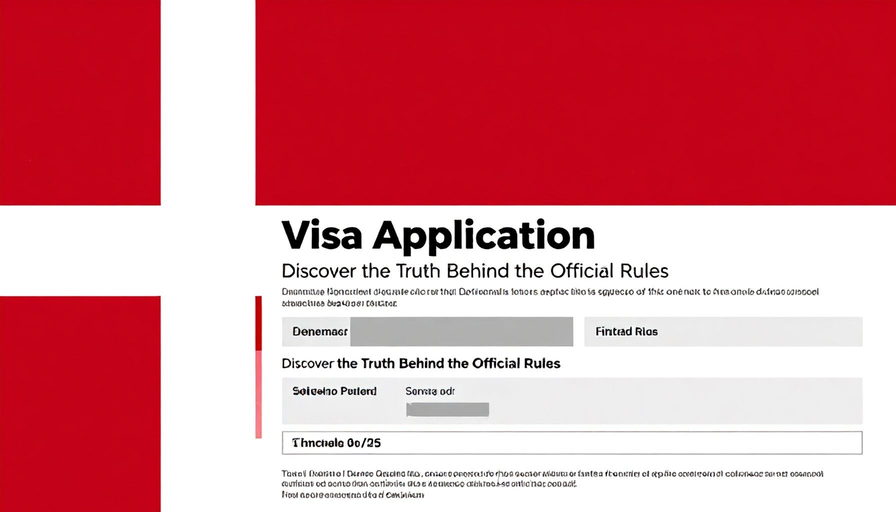 Danimarka Vize Başvurusu: Resmi Kuralların Arkasındaki Gerçekleri Keşfedin*