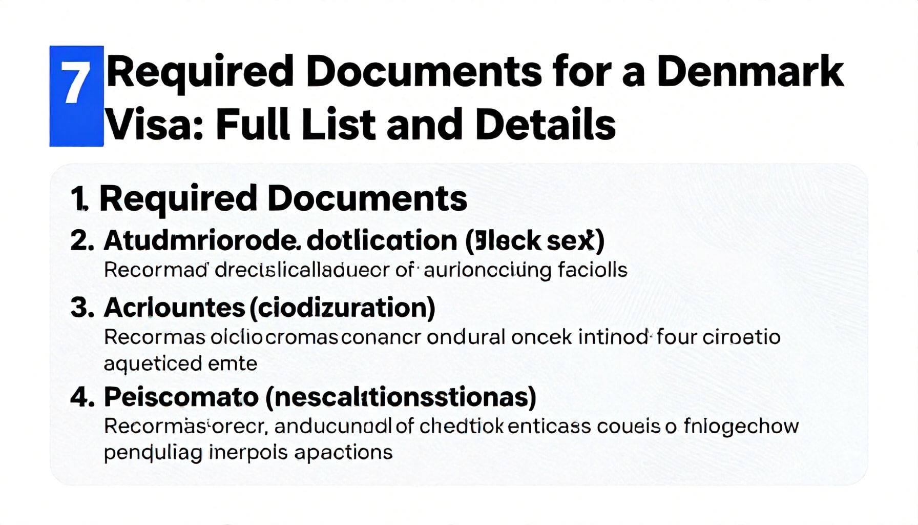 Danimarka Vizesi İçin Gerekli 7 Belge: Tam Liste ve Detaylar*