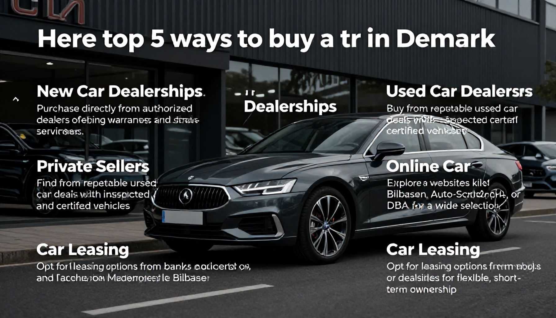 Danimarka'da Araba Almak İçin En İyi 5 Yöntem*