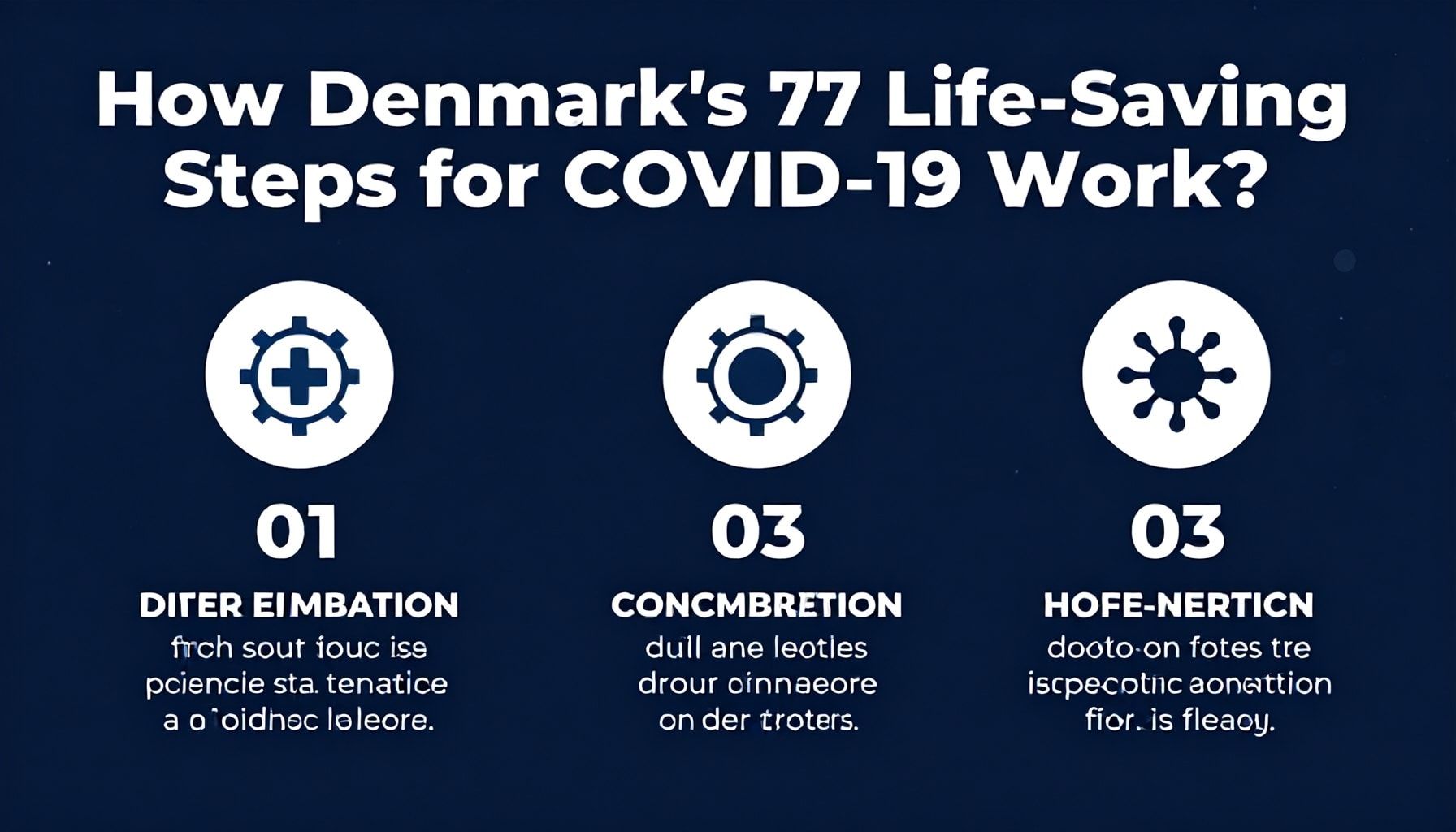 Danimarka'da COVID-19 İçin 7 Hayat Kurtaran Adım Nasıl Çalışır?*