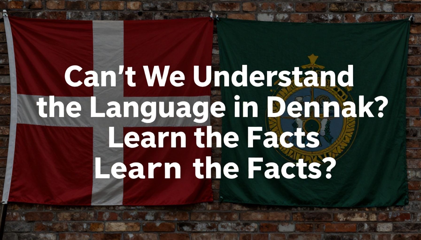 Danimarka'da Dili Anlamaz Mıyız? Gerçekleri Öğrenin*