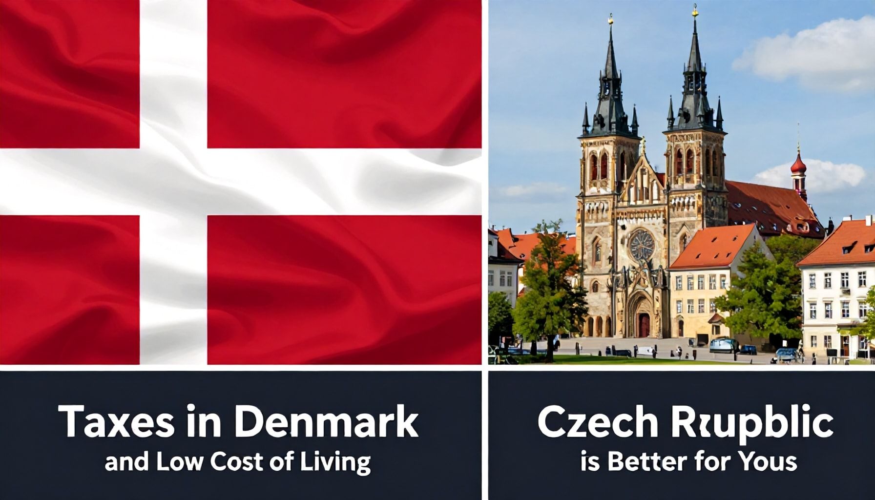 Danimarka'da Düşük Vergi ve Çekya'daki Düşük Yaşam Maliyeti: Hangi Ülke Sizin İçin Daha Uygun?*