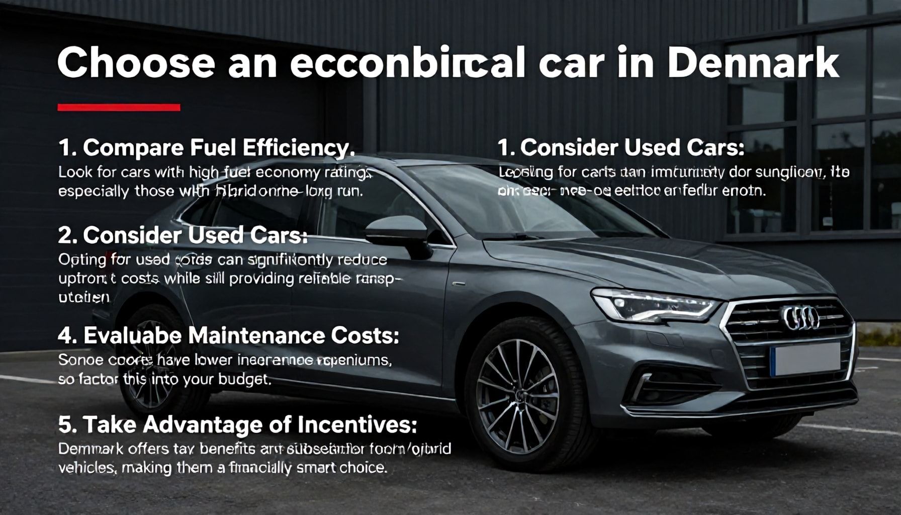 Danimarka'da Ekonomik Araba Seçmek İçin 5 Pratik Yöntem*