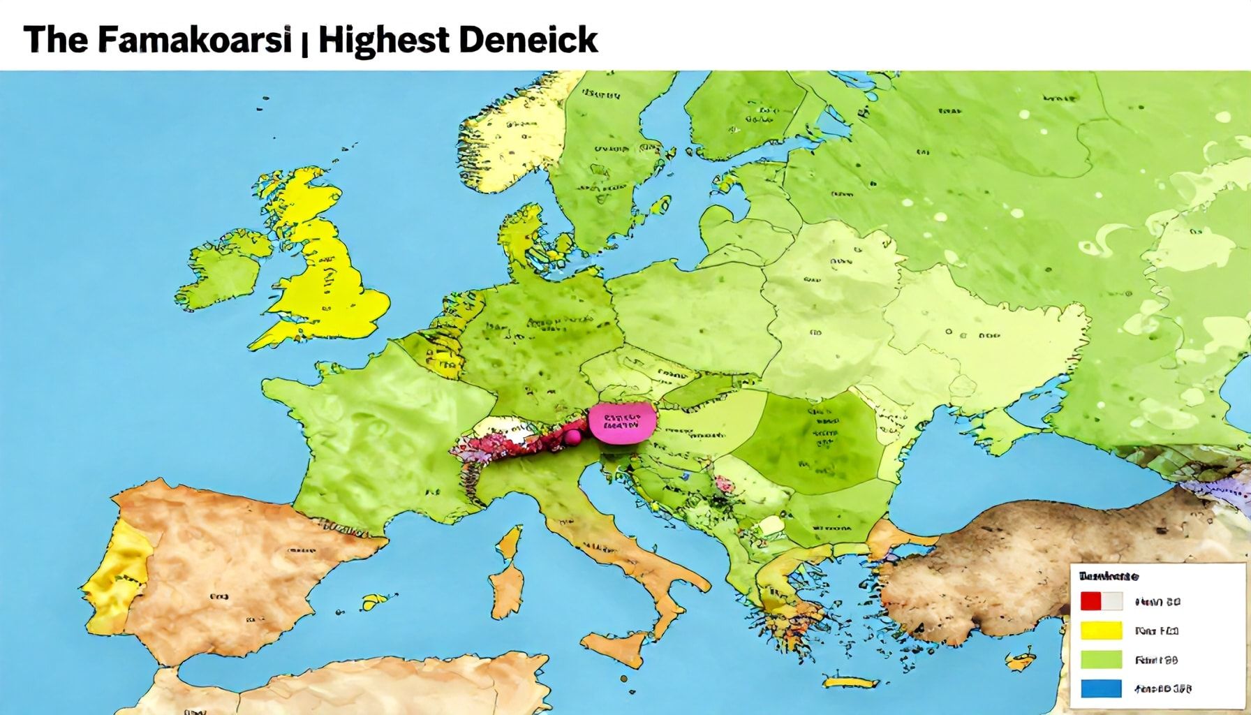 Danimarka'da nüfus yoğunluğunun en yüksek 5 bölgesi*