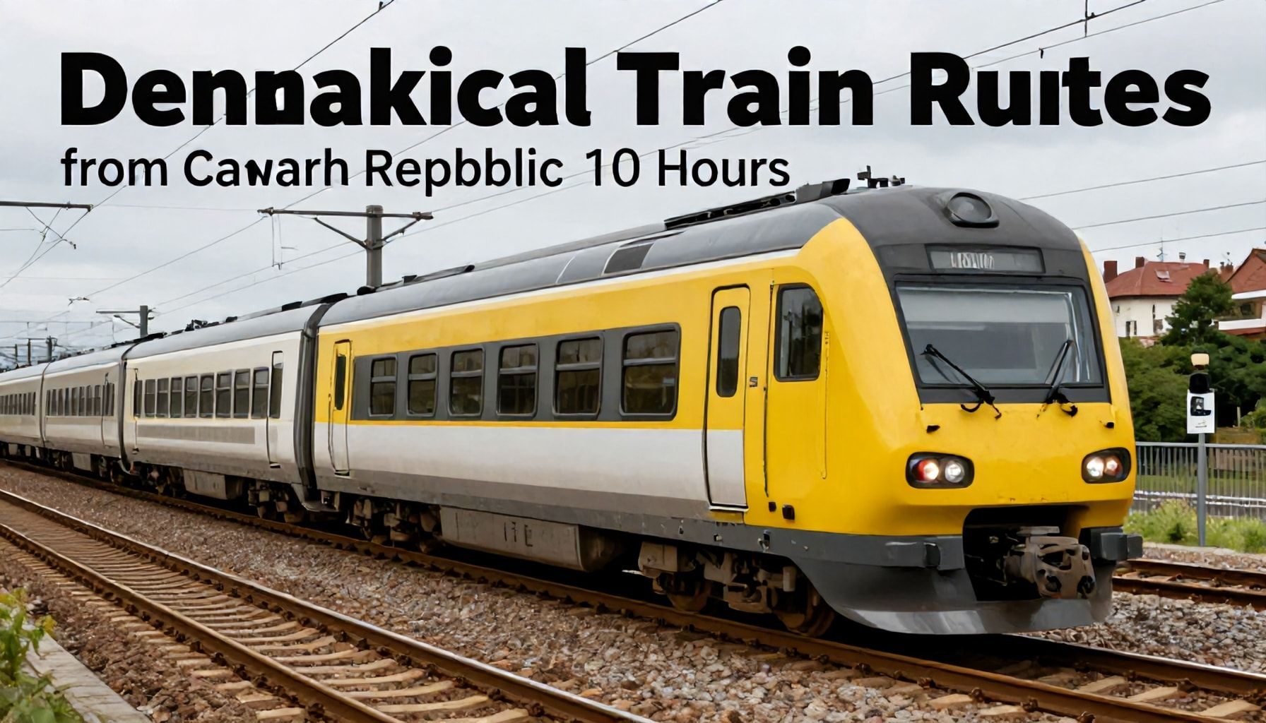 Danimarka'dan Çekya'ya Trenle Giden Ekonomik Yollar: 10 Saat İçinde Varabilen Alternatifler"*