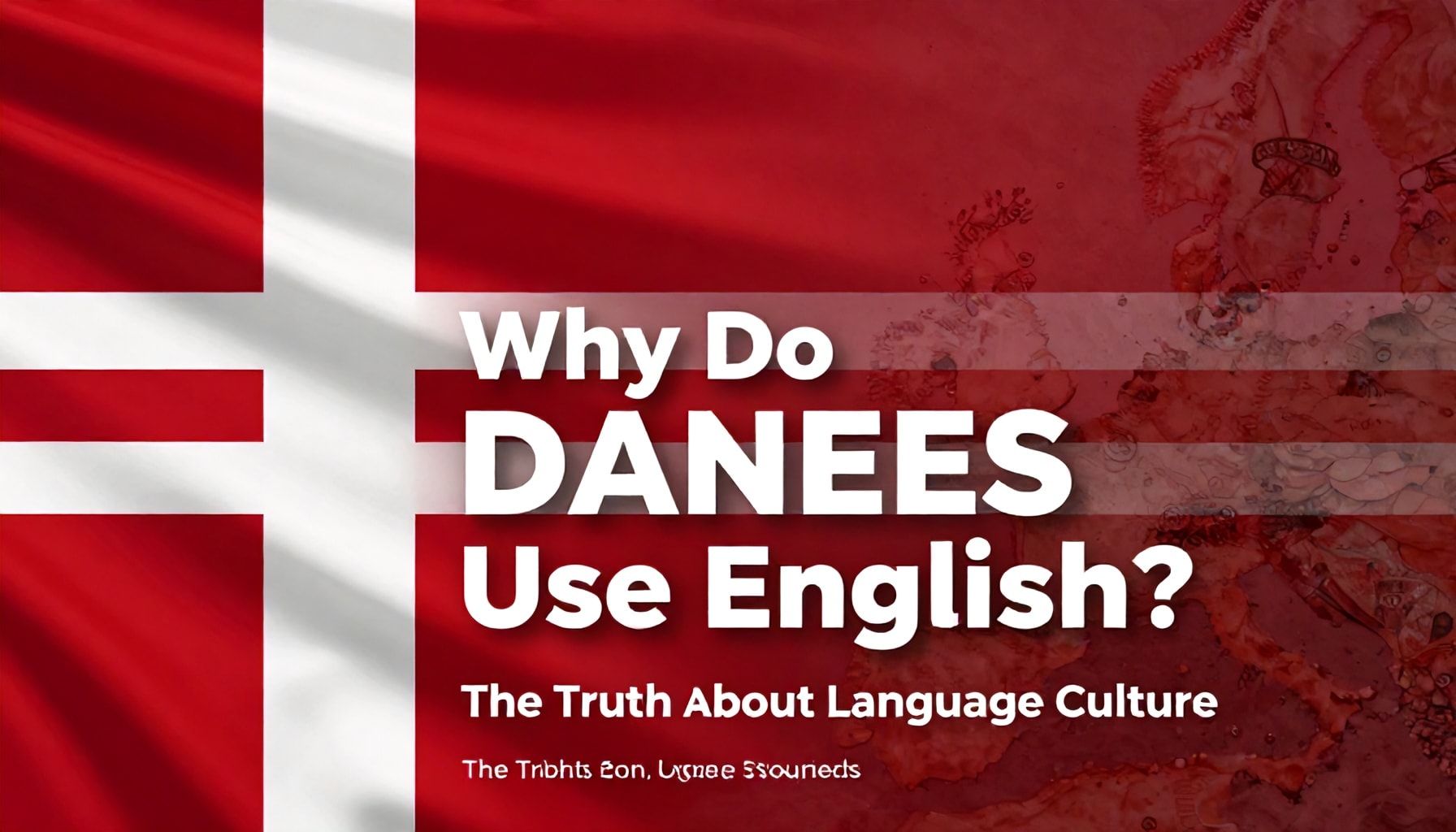 Danimarkalılar Neden İngilizceyi Kullanır? Dil Kültürü Gerçekleri*