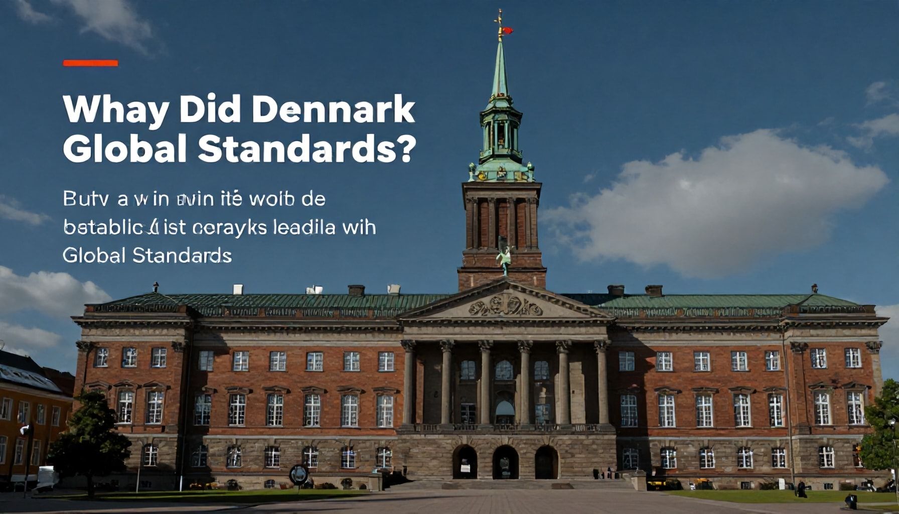 Danimarka'nın Başkenti Neden Dünya Standartları Kurdu?*