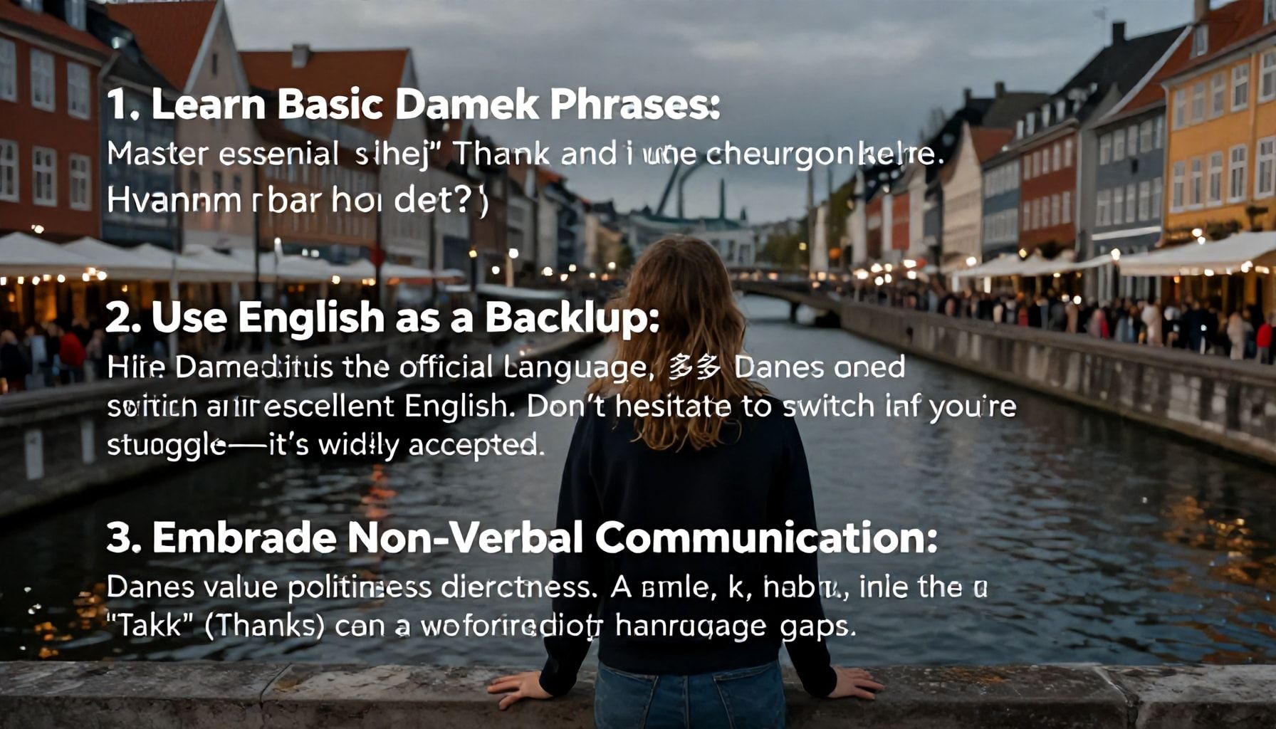 Danimarka'ya Seyahat Edenler İçin 3 Hayatta Kalma Dili Stratejisi*