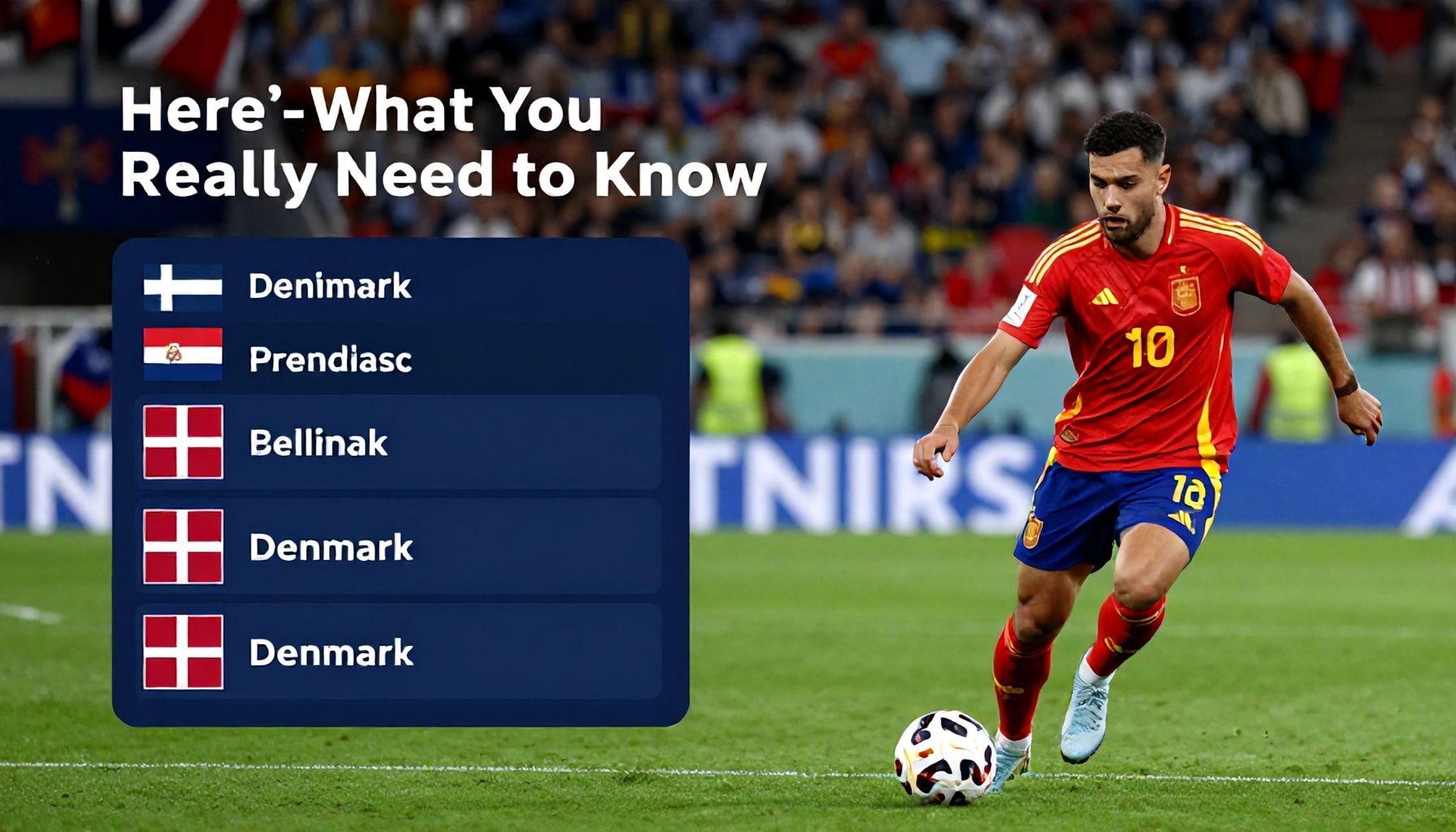 Gerçekten Bilmeniz Gereken: İspanya-Danimarka Maçının Yayımlanma Detayları"*