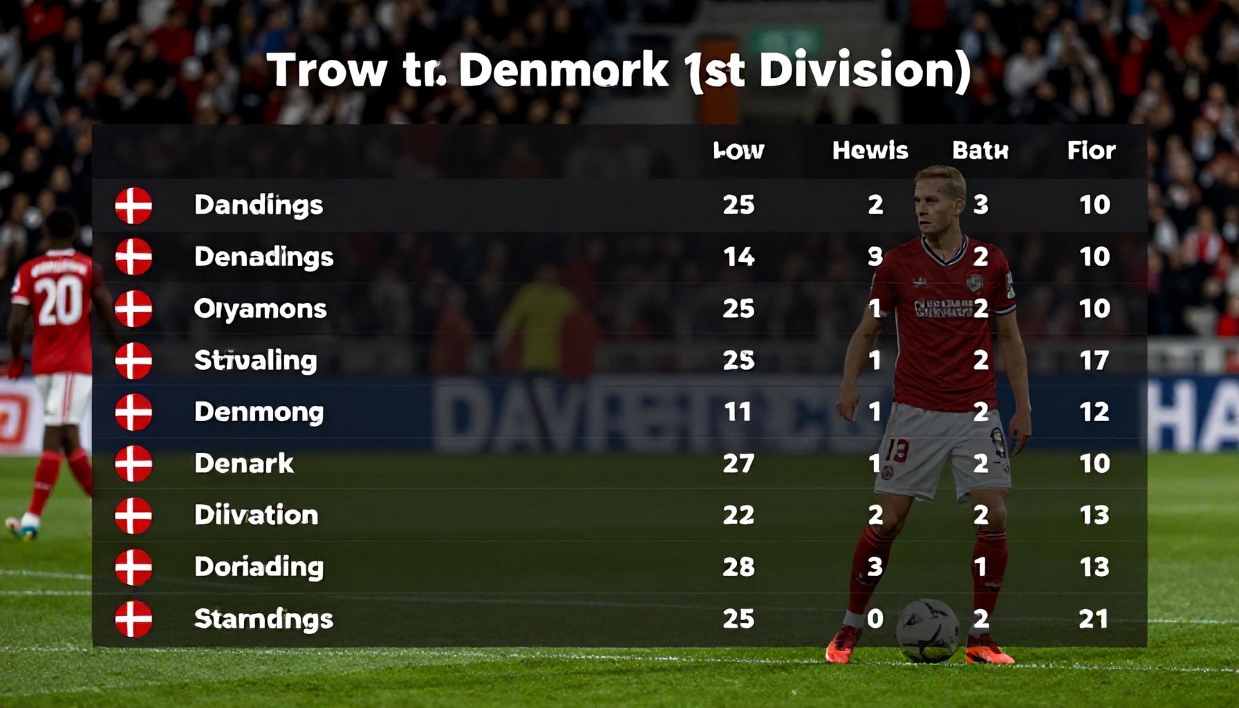 How to Track Danimarka 1. Lig Puan Durumu in Real-Time*