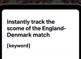 İngiltere-Danimarka maçının skorunu anında takip edin