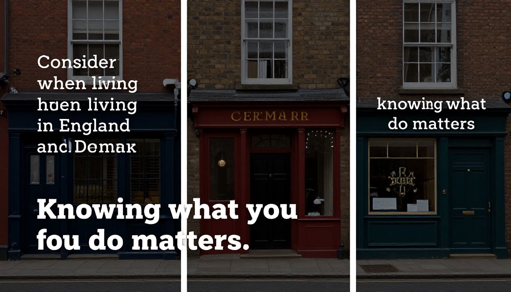 İngiltere ve Danimarka'da Yaşamak İçin 3 Ana Nokta: Ne Yaptığınızı Bilmek Önemli*