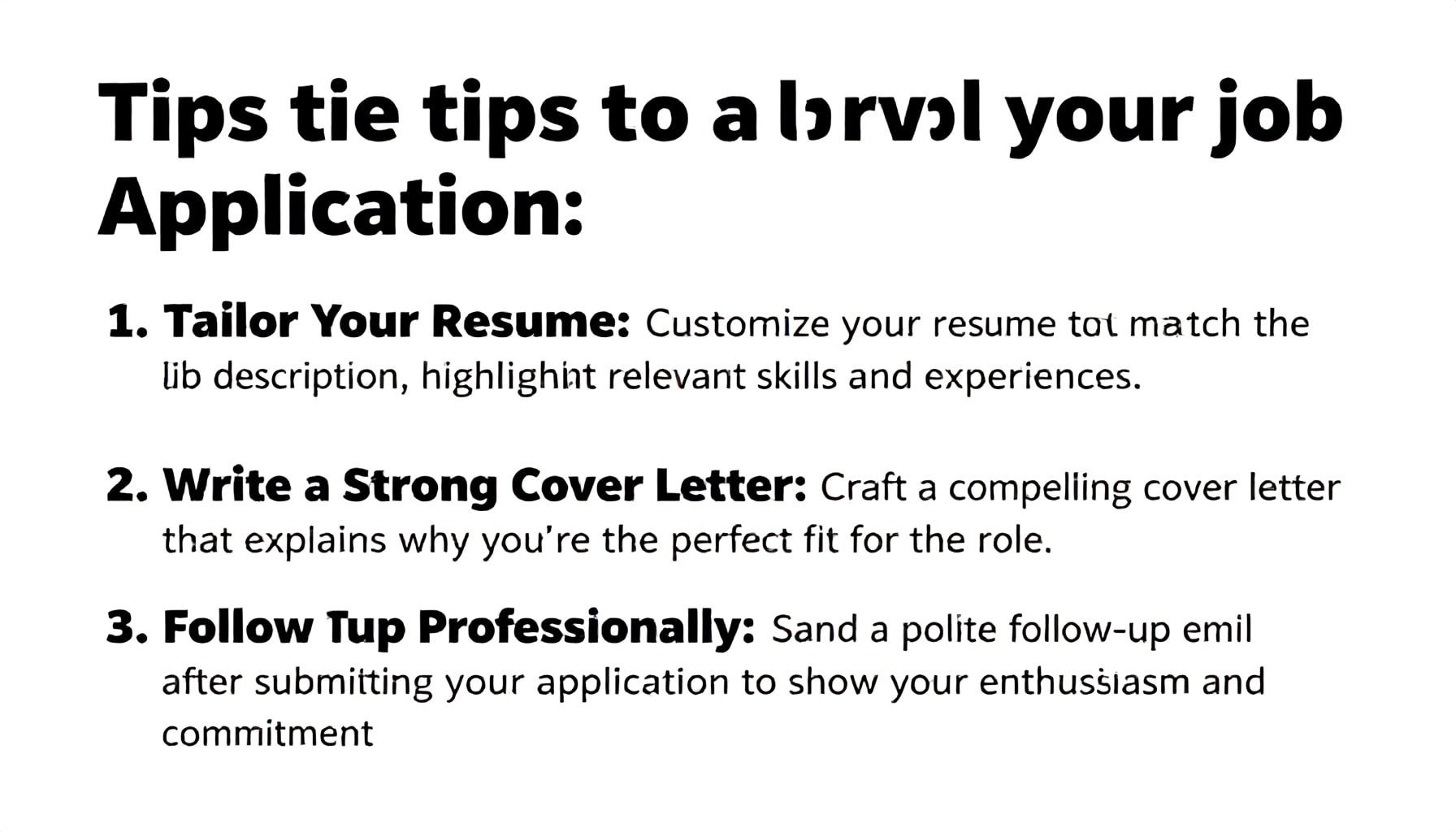 İş Başvurunuzu Onaylatmak için 3 Hayati İpucu*