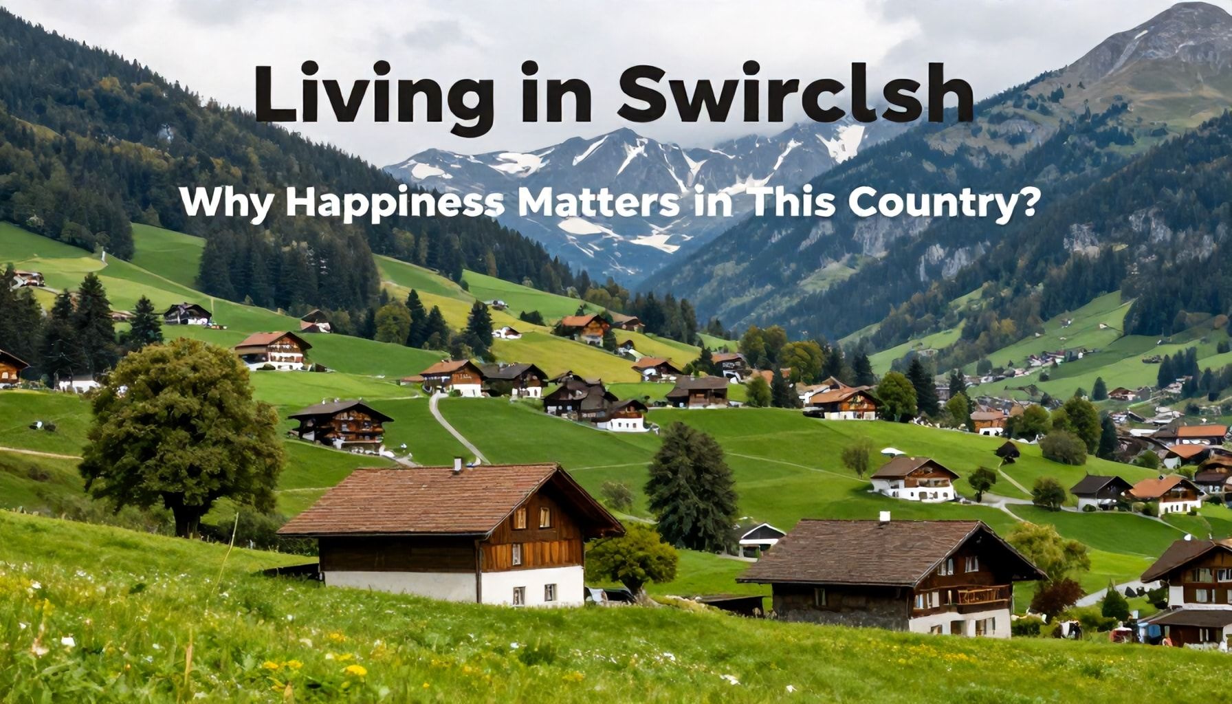 İsviçre'de Yaşamak: Bu Ülkede Mutluluk Neden Önemlidir?*