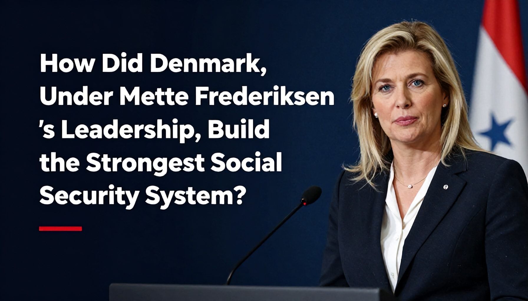 Nasıl Danimarka, Mette Frederiksen Liderliğinde En Güçlü Sosyal Güvenlik Sistemi Kurdu?*