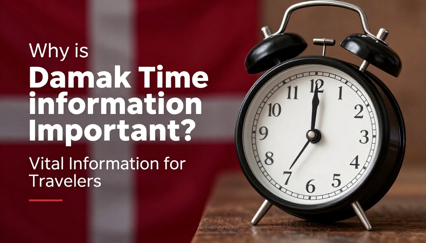 Neden Danimarka Saat Bilgisi Önemli? Gezginler İçin Hayati Bilgiler*